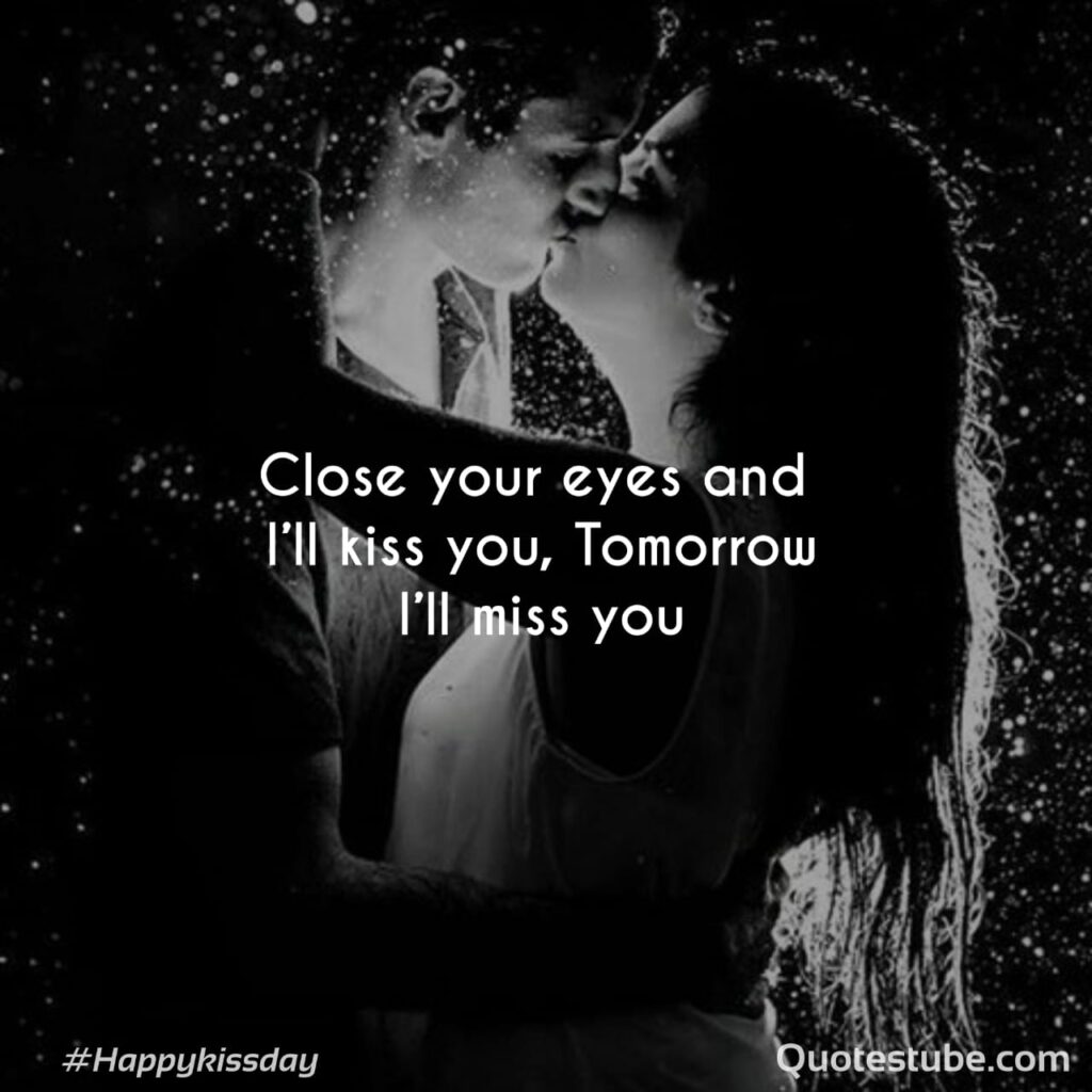 kiss day quotes 